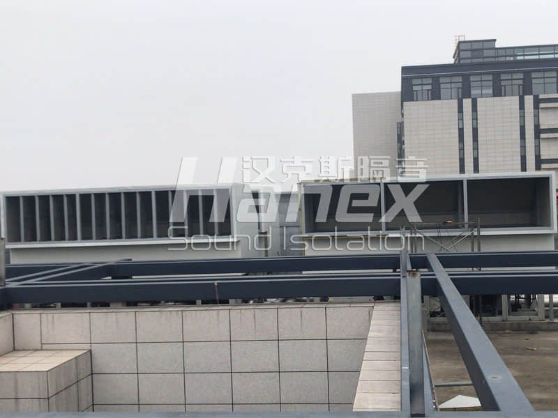 屋頂風冷熱泵機組降噪項目案例-杭州市中醫(yī)院丁橋分院